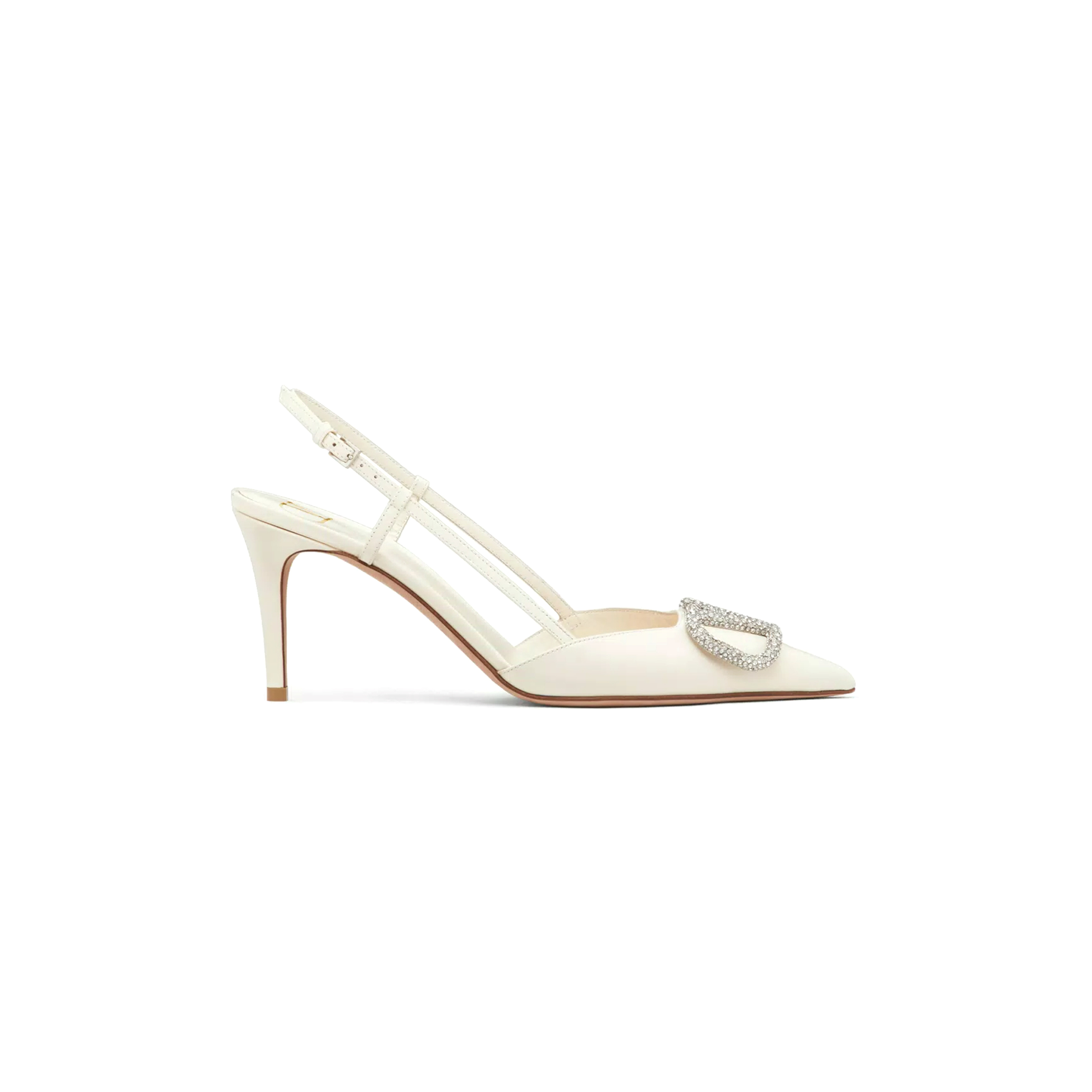 VALENTINO VLOGO SIGNATURE SLINGBACK PUMP IN CALFSKIN LEATHER 80MM 5W2S0R01EST_IA5